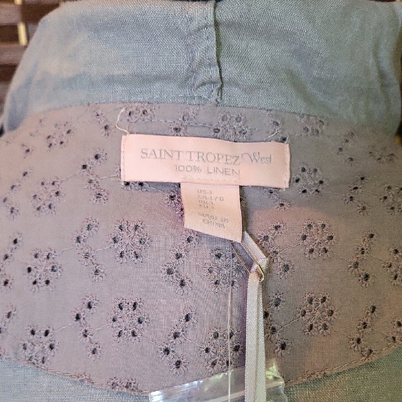 Saint Tropez West Sky Blue Utility Jacket - Picture 2 of 5